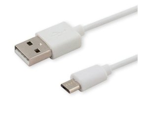 Kabel USB - Micro USB SAVIO CL-123 1 m Biały