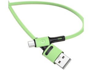 Kabel USB - Micro USB USAMS SJ435USB02 U52 10W 1 m Zielony