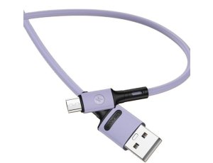 Kabel USB - Micro USB USAMS SJ435USB04 U52 10W 1 m Fioletowy