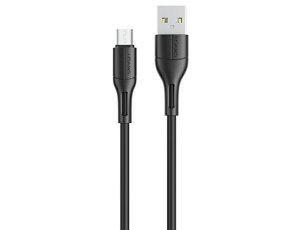 Kabel USB - Micro USB USAMS SJ502USB01 U68 1 m Czarny