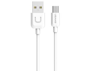 Kabel USB - Micro USB USAMS U-Turn 10W 1 m Biały
