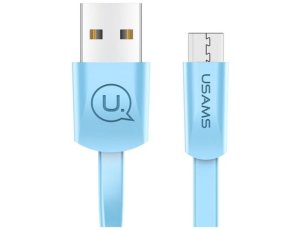 Kabel USB - Micro USB USAMS U2 US-SJ201 10W 1.2 m Niebieski