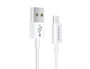 Kabel USB - Micro USB USAMS U23 10W 1 m Bialy