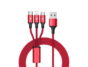 Kabel USB - Micro USB/USB-C/Lightning UNITEK 1.2 m