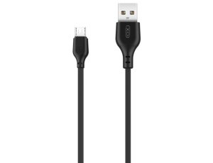 Kabel USB - Micro USB XO NB103 2.1A 1 m Czarny