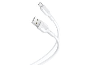 Kabel USB - microUSB XO NB212 2.1A 1 m Biały