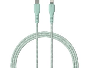 Kabel USB Typ-C - Lightning QUALO Ultimate QKN-CL-21 12W 1.5 m Miętowy