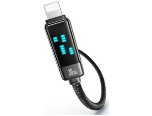 Kabel USB Typ-C - Lightning USAMS SJ743 1.2 m Czarny