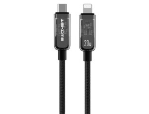 Kabel USB Typ-C - Lightning WEKOME WDC-181 Vanguard Series PD 20W 1 m Czarny