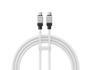 Kabel USB Typ-C - USB Typ-C BASEUS CoolPlay 100W 2 m Biały