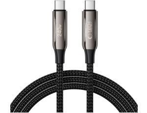 Kabel USB Typ-C - USB Typ-C TECH-PROTECT UB10T Ultraboost 240W 2 m Czarny