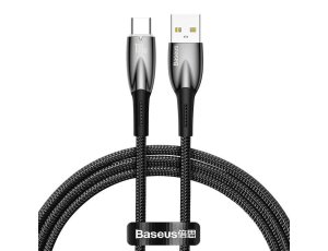 Kabel USB - USB-C BASEUS Glimmer 100W 1 m Czarny