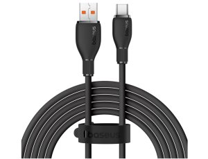 Kabel USB - USB-C BASEUS Pudding Series 100W 2 m Czarny
