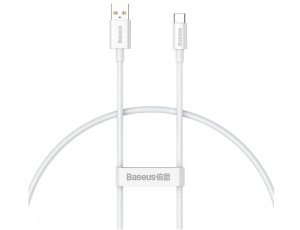 Kabel USB - USB-C BASEUS Superior 100W 0.25 m Biały