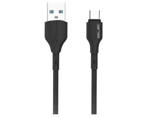 Kabel USB - USB-C BELINE BLNCBC01 25W 1 m Czarny