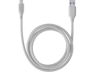 Kabel USB - USB-C CELLULARLINE Soft Max 1.2 m Szary