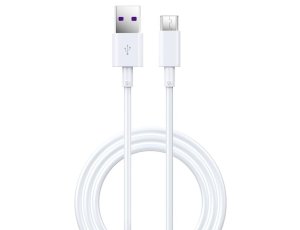 Kabel USB - USB-C DEVIA Shark 5A 1.5 m Biały