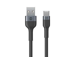 Kabel USB - USB-C FOREVER Flexible 3A 1m Czarny