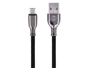 Kabel USB - USB-C FOREVER Tornado 3A 1 m Czarny