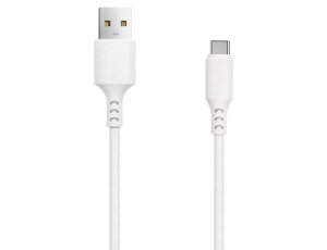 Kabel USB - USB-C SETTY 3A 1 m Biały