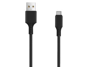 Kabel USB - USB-C SETTY 3A 1 m Czarny