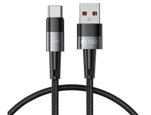 Kabel USB - USB-C TECH-PROTECT UltraBoost 66W/6A 0.25 m Szary