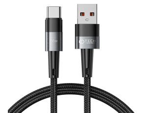 Kabel USB - USB-C TECH-PROTECT UltraBoost 66W/6A 1 m Szary