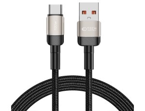 Kabel USB - USB-C TECH-PROTECT UltraBoost EVO 100W/5A 2 m Czarno-beżowy