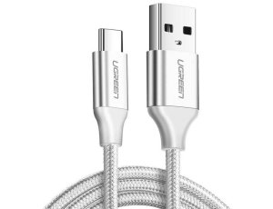Kabel USB - USB-C UGREEN US288 15W 3 m Biały