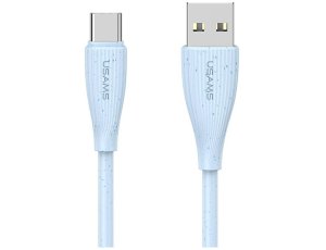 Kabel USB - USB-C USAMS Green Series SJ714 18W 1 m Niebieski