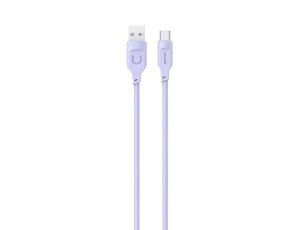 Kabel USB - USB-C USAMS Lithe Series 66W 1.2 m Fioletowy