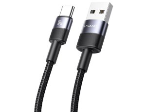 Kabel USB - USB-C USAMS SJ718 1.2m Stalowy