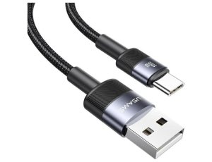 Kabel USB - USB-C USAMS US-SJ718 18W 1.2 m Czarny