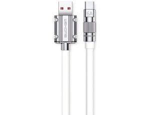 Kabel USB - USB-C WEKOME WDC-186 Wingle Series 1 m Biały