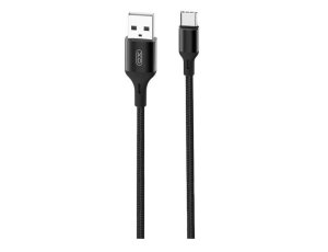 Kabel USB - USB-C XO NB143 2.4A 2 m Czarny