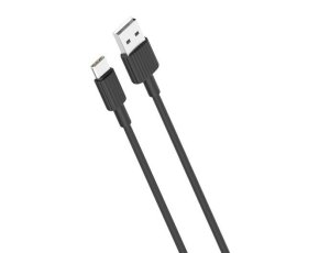 Kabel USB - USB-C XO NB156 2.4A 1 m Czarny