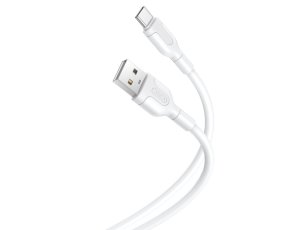 Kabel USB - USB-C XO NB212 2.4A 1 m Biały