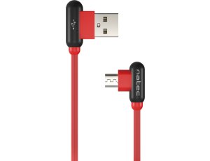 Kabel USB - USB Micro EXTREME MEDIA 1 m Czerwony