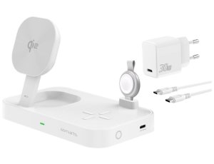 Ładowarka indukcyjna 4SMARTS Qi2 Trident 15W Biały