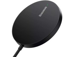 Ładowarka indukcyjna BASEUS Simple Mini 3 15W Czarny Qi MagSafe