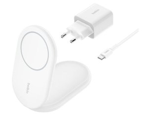 Ładowarka indukcyjna BELKIN BoostCharge WIB007VFWH 15W Biały Qi2