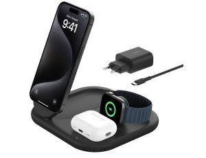 Ładowarka indukcyjna BELKIN BoostCharge WIZ029VFBK 15W Czarny Qi2 MagSafe
