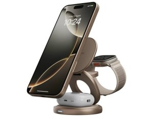 Ładowarka indukcyjna ENERGEA Bazic GoMax Gyre 3w1 15W Złoty