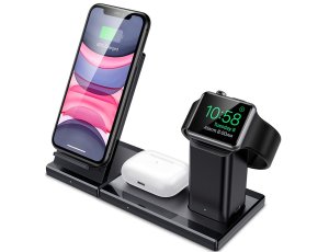 Ładowarka indukcyjna ESR Wireless Charging Station Czarny MagSafe