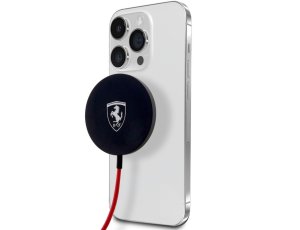 Ładowarka indukcyjna FERRARI 15W Czarny Qi MagSafe