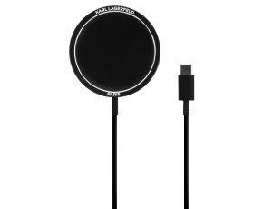Ładowarka indukcyjna KARL LAGERFELD KLCBMSIKBK 15W Czarny MagSafe