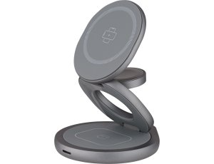 Ładowarka indukcyjna QUALO MagSecure QMLI-24-18 Szary MagSafe