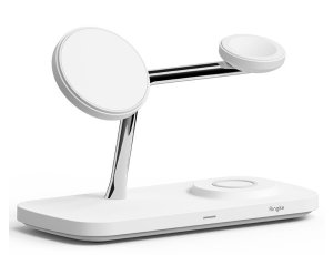 Ładowarka indukcyjna RINGKE 3in1 Magnetic Wireless Biały Qi2 MagSafe