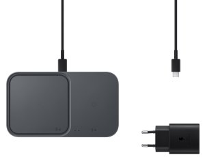 Ładowarka indukcyjna SAMSUNG Duo EP-P5400TBEGEU 15W Szary Qi MagSafe