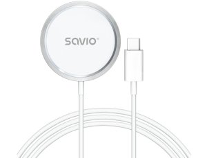 Ładowarka indukcyjna SAVIO LA-11 15 W Biały